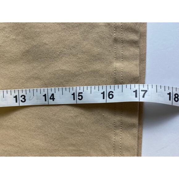 Adidas Tan 3-Stripe Logo Short Sleeve Cropped T-shirt Women's Large - Picture 6 of 8